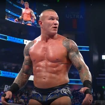 Randy Orton, seconds before getting surprise by Roman Reigns, on the greatest episode of WWE SmackDown of all time.